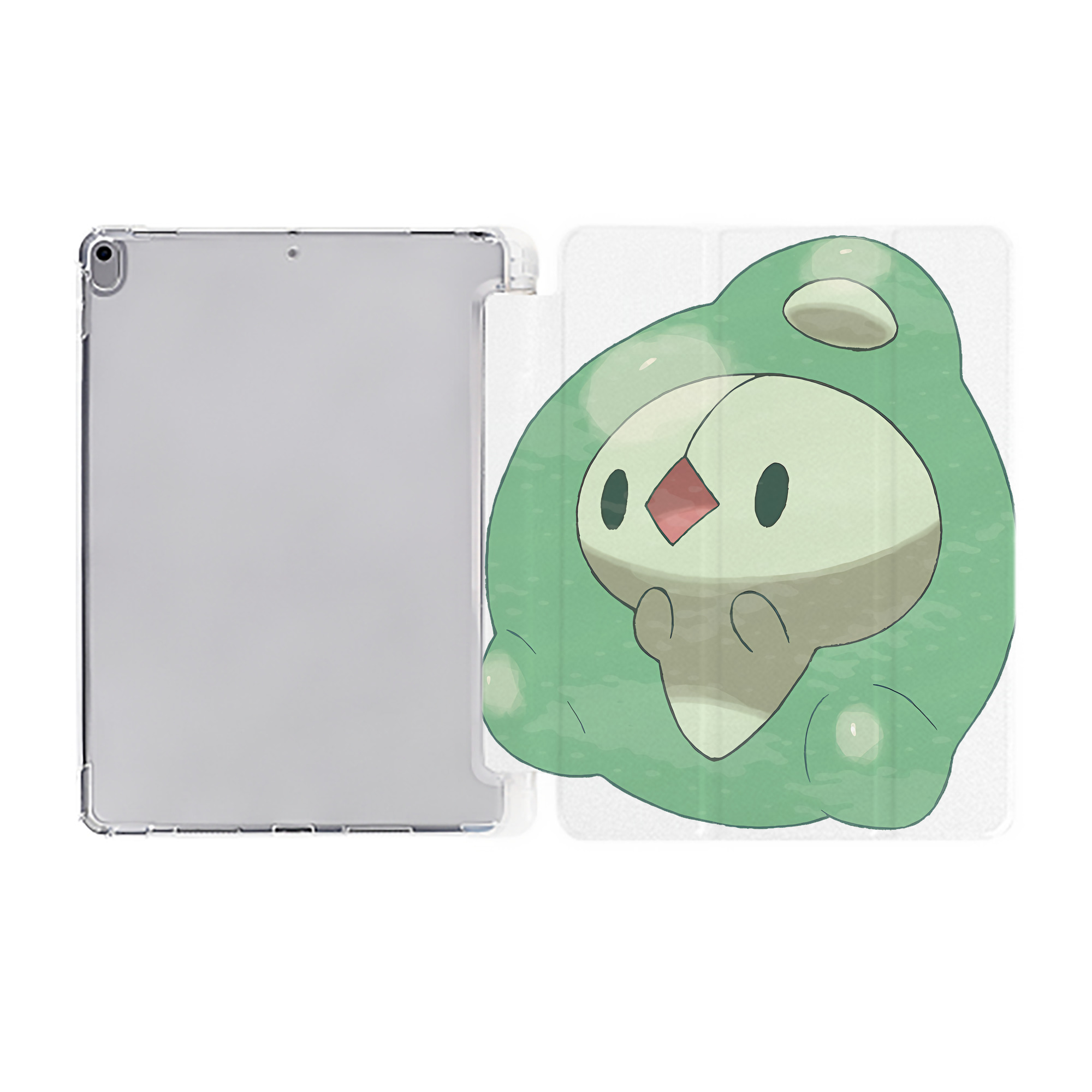 （画像用） ポケットモンスター Pokémon IPad ケース ペン収納付き 三つ折りスタンド PUレザー×シリコン 対応機種9.5/10.5/10.9インチ